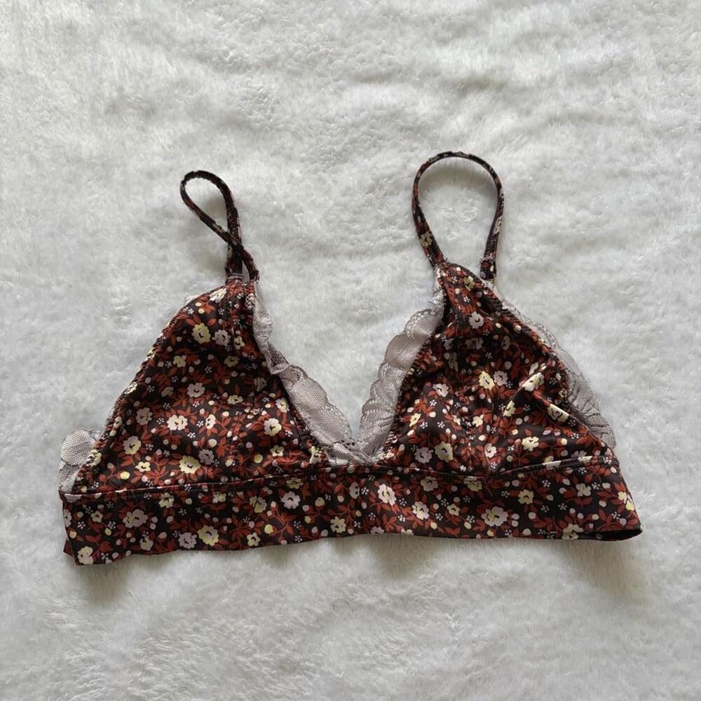 Aerie Floral Lace Bralette Top Women S Every Day Casual Dainty Coquette Feminine
